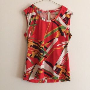 Vintage sleeveless shirt Three Flags